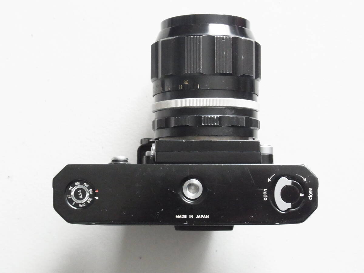 NikonF PhotomicFT-n(ニコンFフォトミックFT-n)ブラックボディ、Nikkor-P Auto 105mmF2.5レンズ付き_画像6