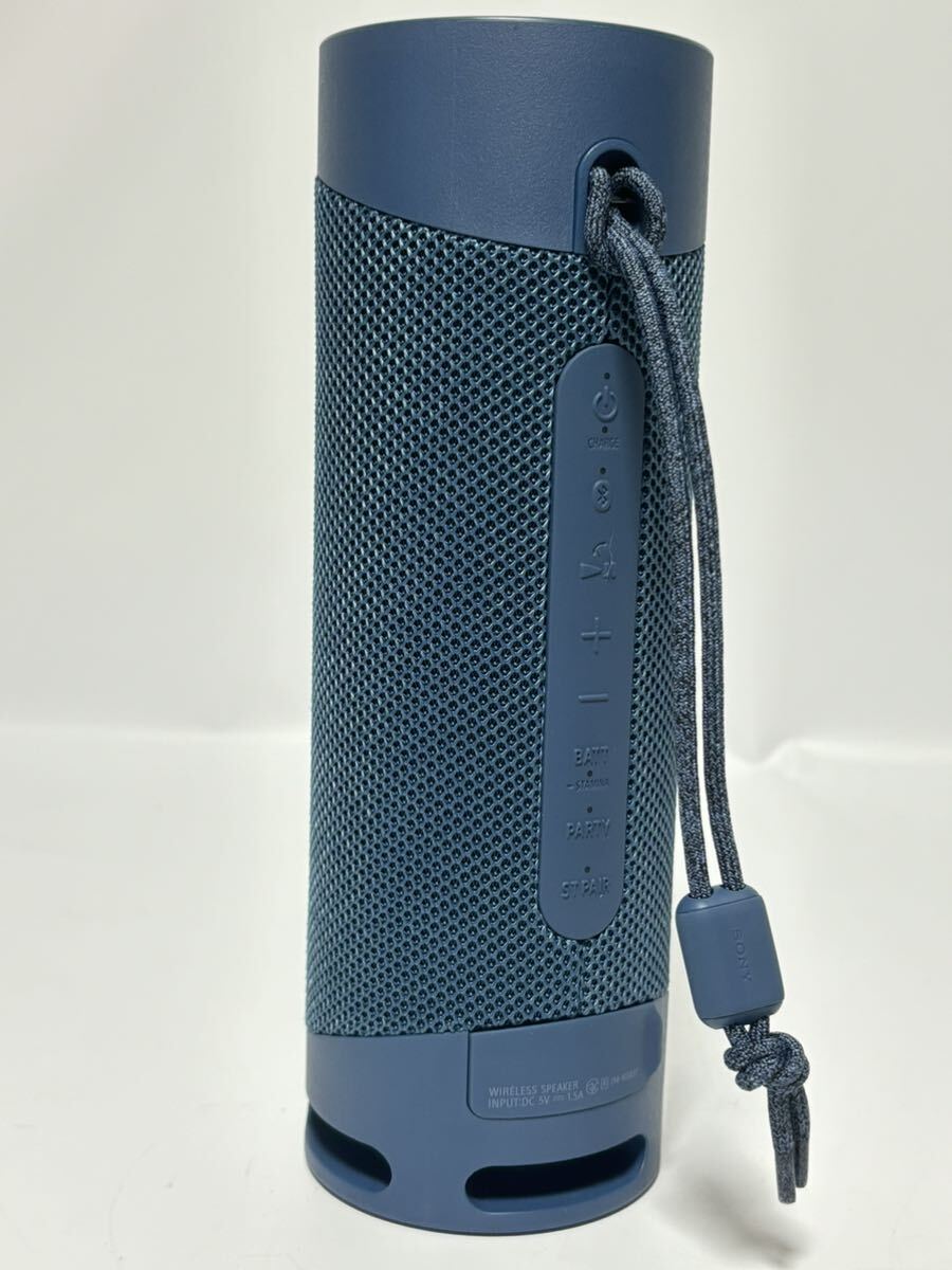 SONY ソニー ワイヤレス ポータブル スピーカー EXTRA BASS SRSーXB23 Bluetooth 防水 防塵 耐衝撃 箱付き オーディオ機器 箱 説明書付き_画像4