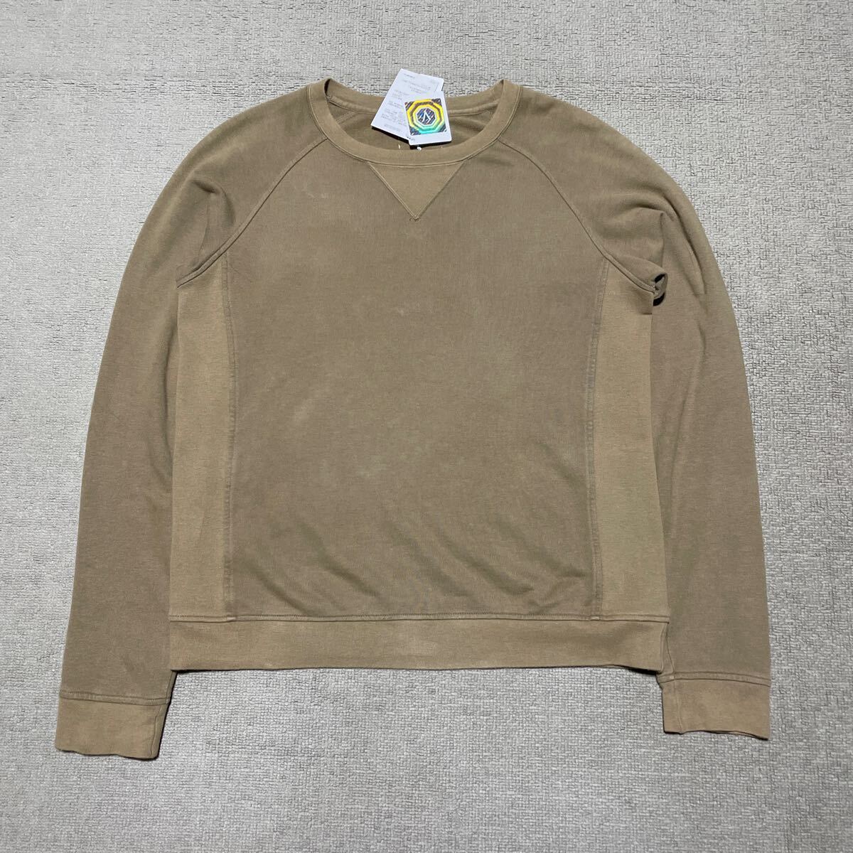 未使用 タグ付き visvim ビズビム ヴィズヴィム JV CREW L/S (LUXSIC) 前v クルーネック スウェット トレーナー 1 S_画像1