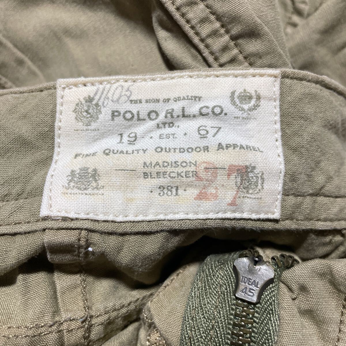 Polo by Ralph Lauren ポロ ラルフローレン ミリタリー サファリ マルチポケット カーゴ ショーツ ハーフパンツ 32 ハンティング_画像8