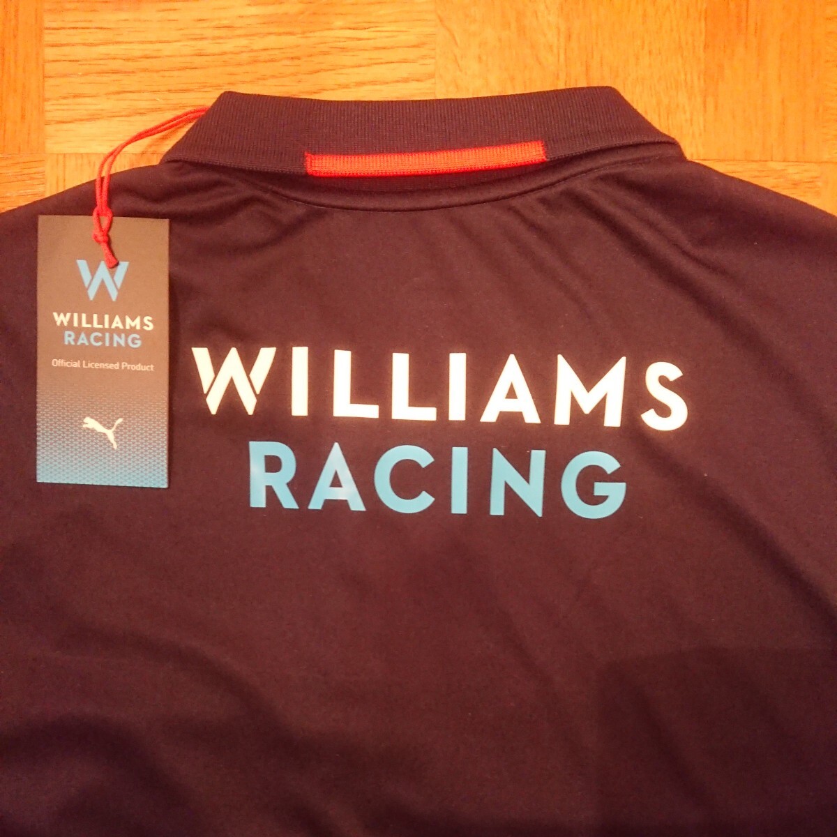 非売品 新品 未使用 タグ付き 2024 ウィリアムズ レーシング メルセデス F1チーム 支給品 ハーフジップ ポロシャツ Mサイズ KOMATSU PUMA の画像7