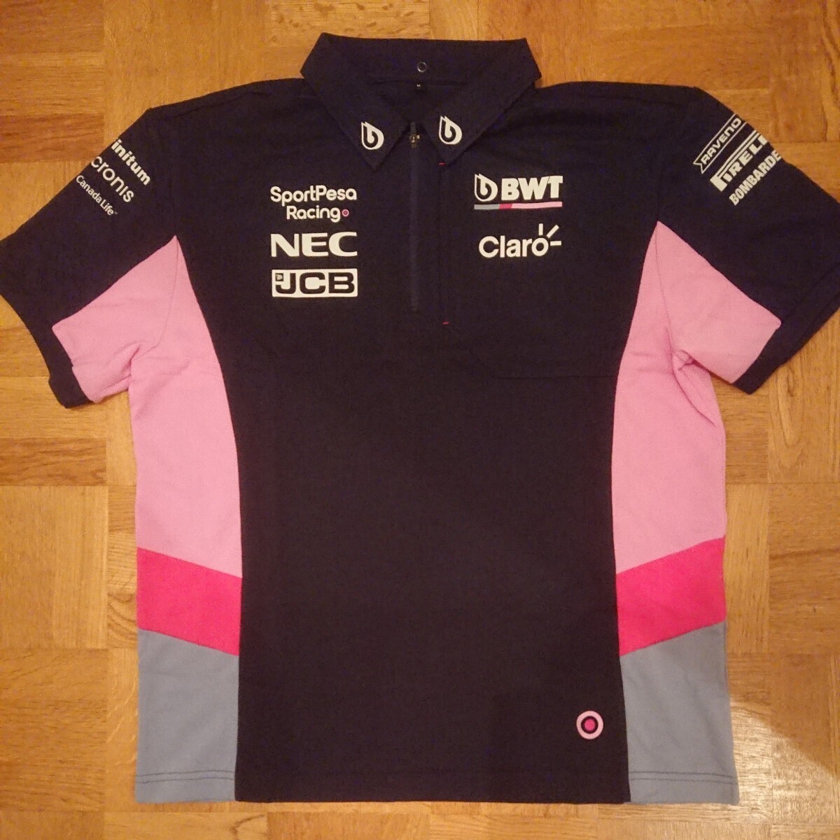  not for sale 2019 BWT sport pesa racing Point force Indy a Mercedes F1 team supplied goods polo-shirt M size HACKETT S. Perez 