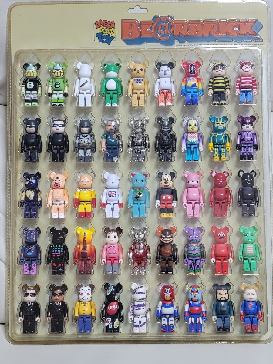 BE@RBRICK ベアブリック ブリスターボード&100% 45体セット メディコムトイの画像1