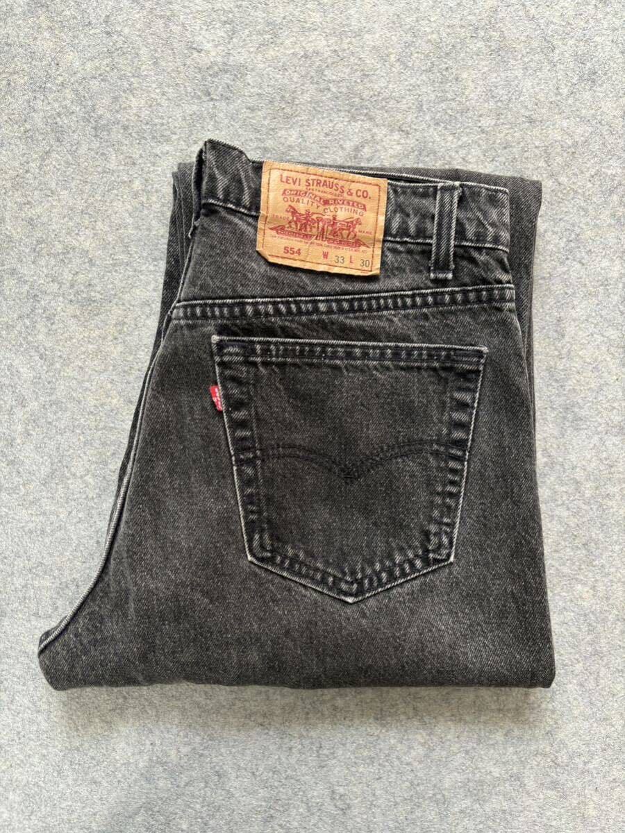 Levi\'s 90s USA製 501 後染め サルファブラック デニム W31 Levi\'s 90s USA製 501 後染め サルファブラック デニム W31