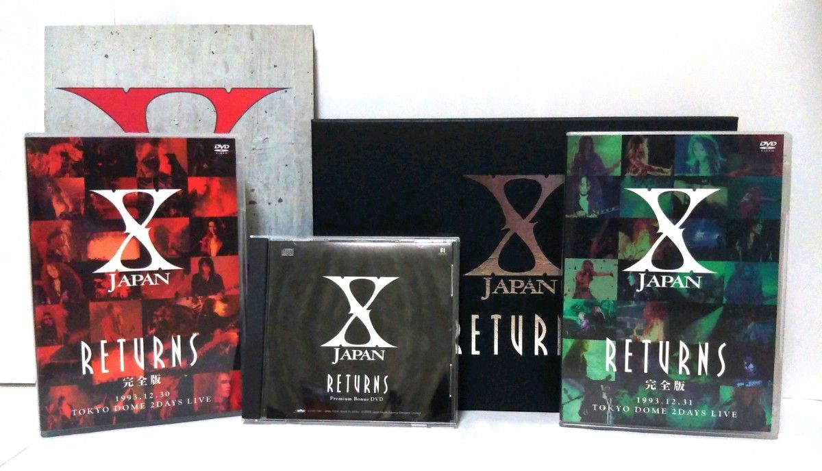 【入手困難 完全限定生産】X JAPAN／Live DVD 完全版 コレクターズ DVD BOX 4作品 コンプリート