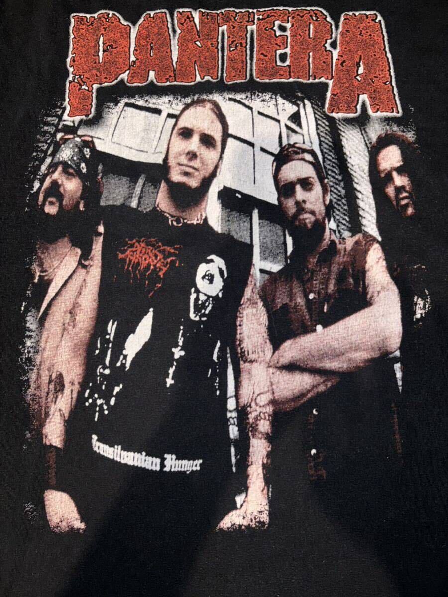 かっこいい【USED】ROCK & DEATH PANTERA Tシャツの画像4