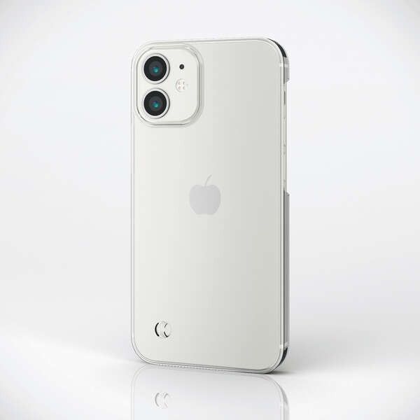 iPhone 12 mini ハード ケース ストラップホール ワイヤレス充電 UVコートにより美しい光沢感 カメラレンズ保護設計