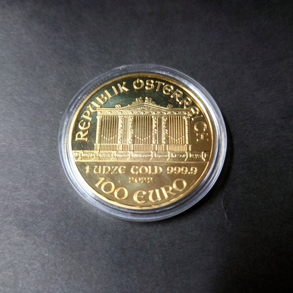 ウィーンフィルハーモニー ゴールド GOLD 金 金貨 ゴールドコイン ウィーン金貨 24k の画像2