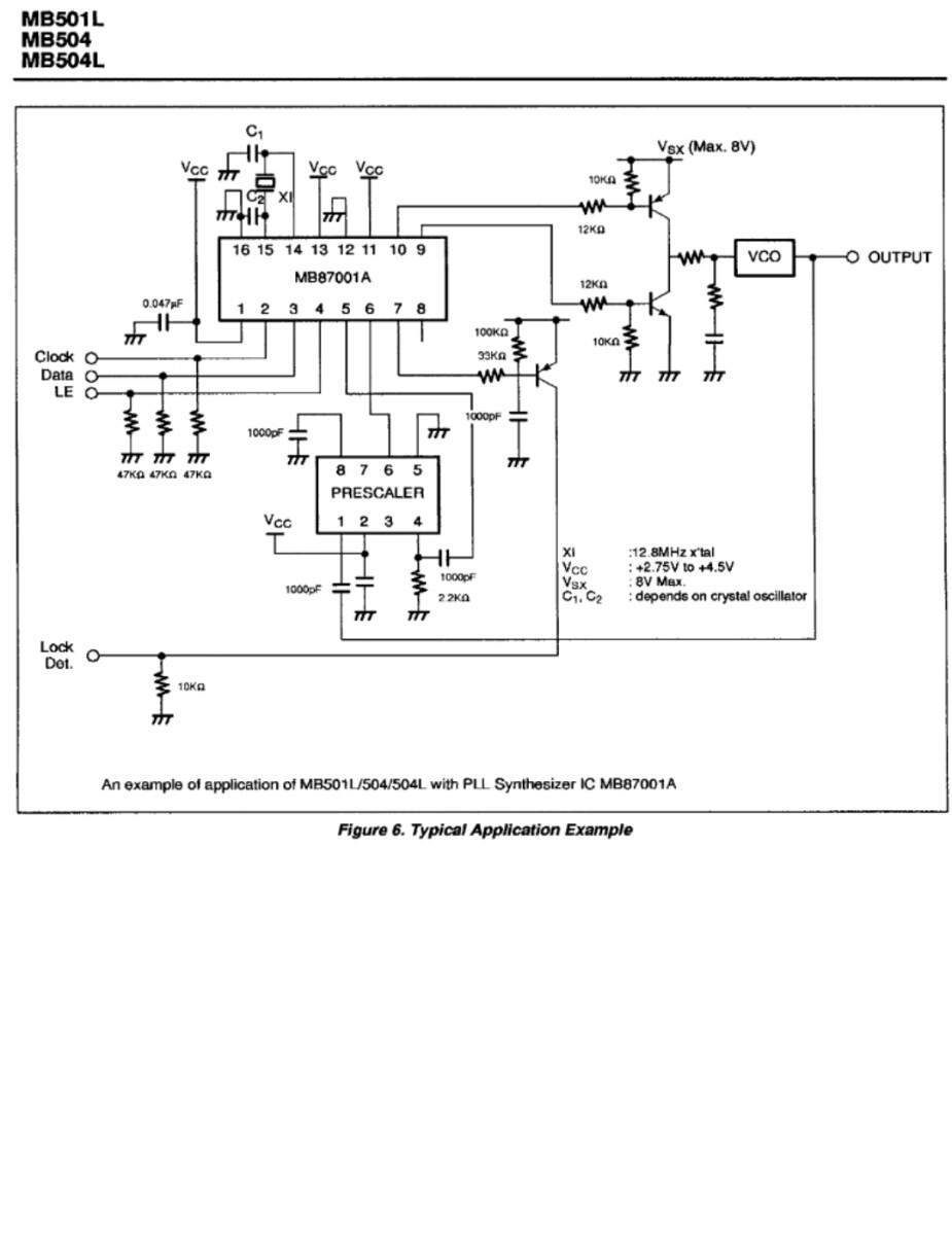 富士通 MB501L プリスケーラー(1.1GHz at 50mW) 2個 新品未使用 長期保管品_画像7