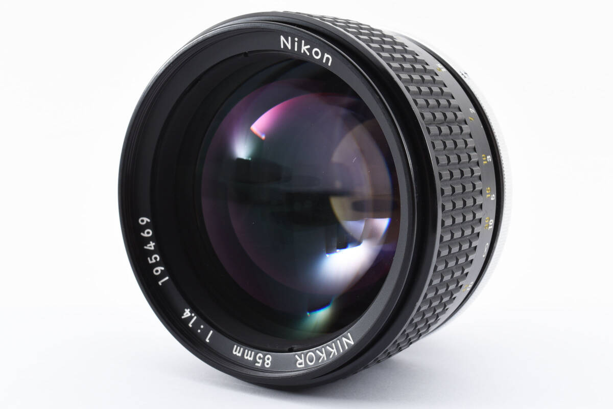 ★☆ 良品！ Nikon ニコン Ai-S 85mm F1.4 単焦点レンズ ★☆の画像2