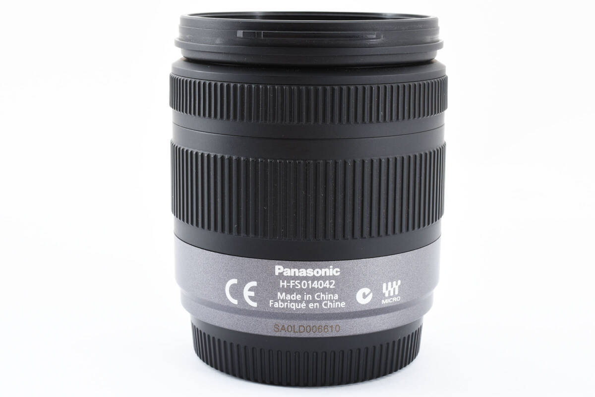 ★☆ 極上品！ Panasonic パナソニック LUMIX G VARIO 14-42mm F3.5-5.6 ASPH. MEGA O.I.S. H-FS014042 ★☆の画像9