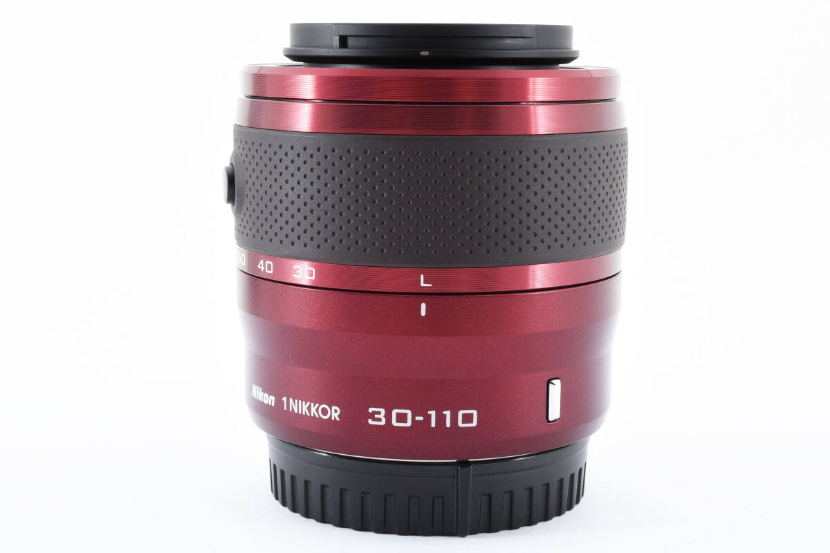 ★☆ 超美品！ Nikon ニコン 1 NIKKOR 30-110mm F3.8-5.6 レッド【難あり】★☆の画像8