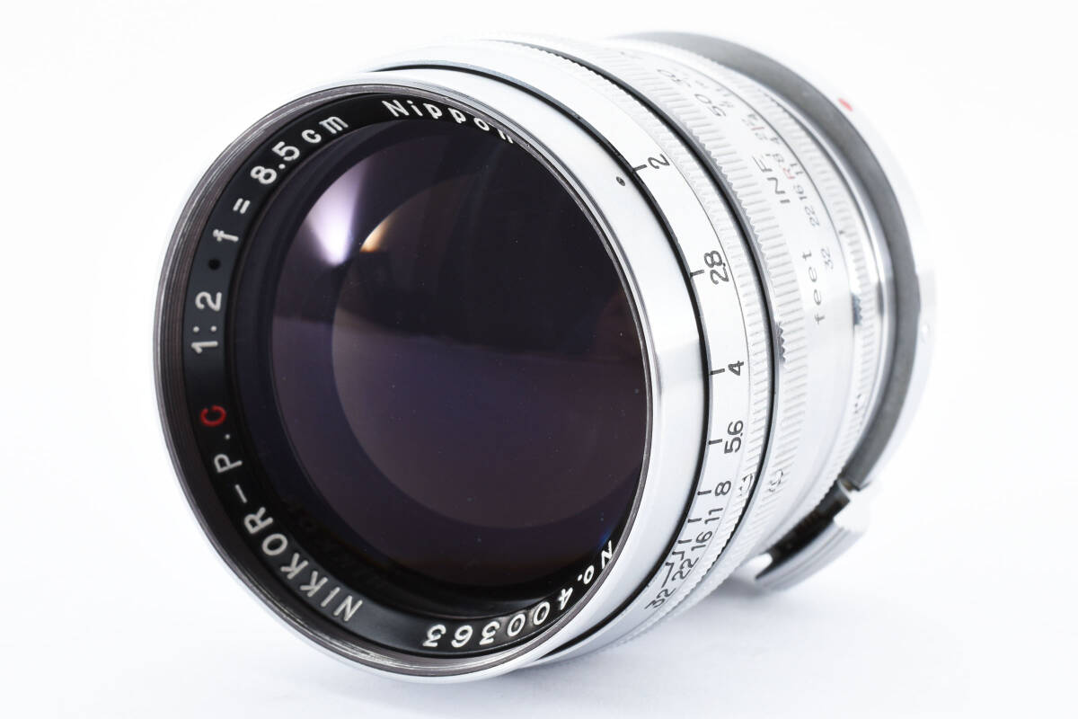 ★☆ Nikon ニコン Nippon Kogaku NIKKOR-P・C 8.5cm 85mm F2 単焦点レンズ ★☆_画像1