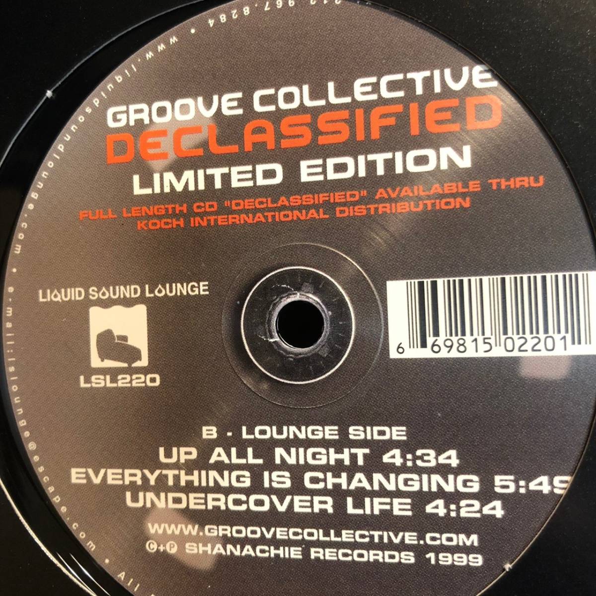 GROOVE COLLECTIVE / DECLASSFIED 12インチ_画像3