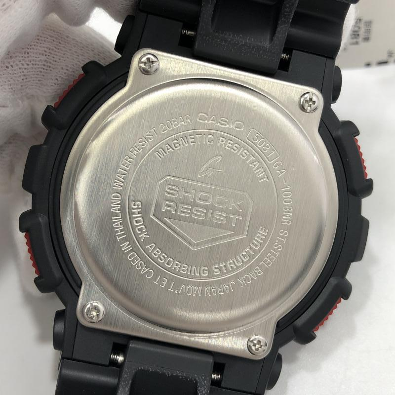 【中古】G-SHOCK GA-100BNR-1AJF 赤 クオーツ　ジーショック[240024458044]_画像2