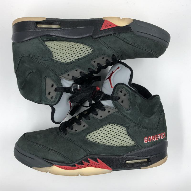 【中古】NIKE AIR JORDAN5 RETRO GORE-TEX Off-Noir 27.5cm DR0092-001 ナイキ エアジョーダン ゴアテックス[240024460156]の画像4