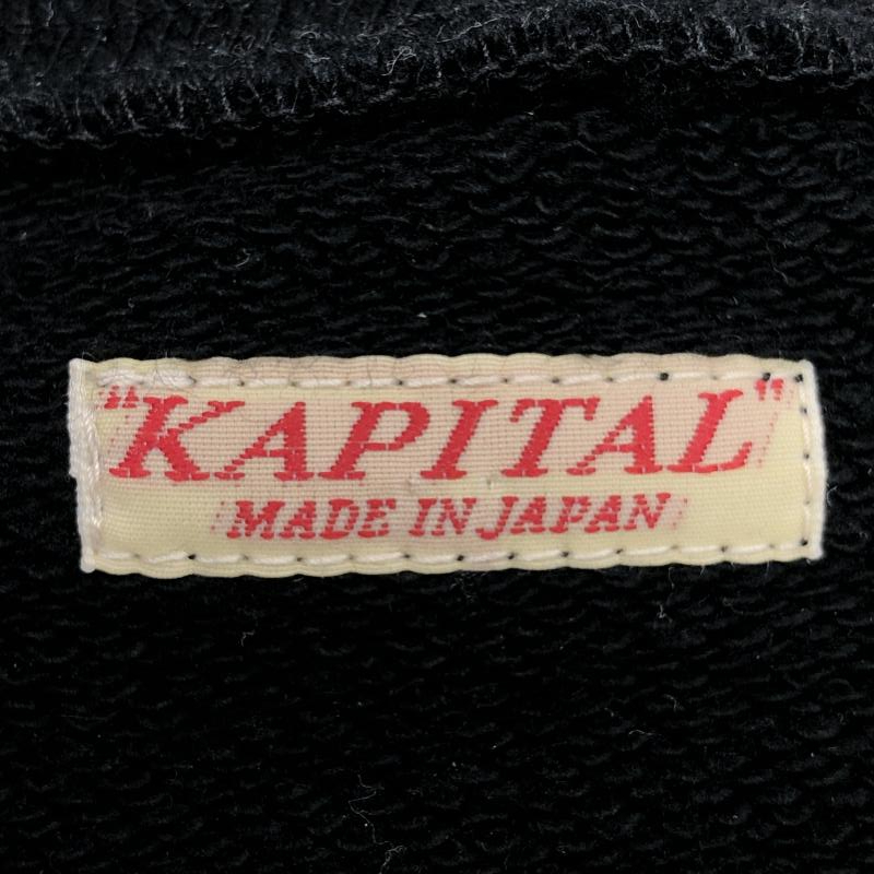 【中古】KAPITAL ECO Profile Rainbowy Patch Crewneck ブラック サイズ4 PEK-1426 キャピタル[240024460973]の画像7