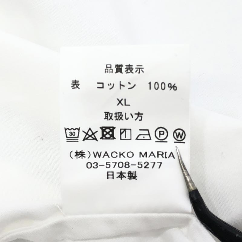 【中古】WACKO MARIA×BLACK EYE PATCH DABO SHIRT サイズXL ホワイト ワコマリア×ブラックアイパッチ[240024453358]の画像8