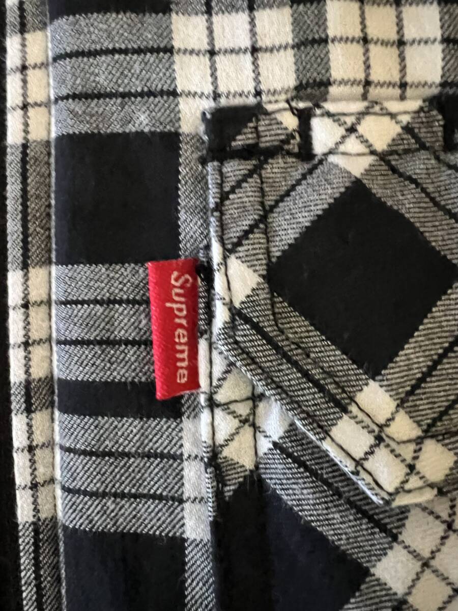 【送料無料】Ｓサイズ SUPREME シュプリームQuilted Zip Flannel Shirt _画像2