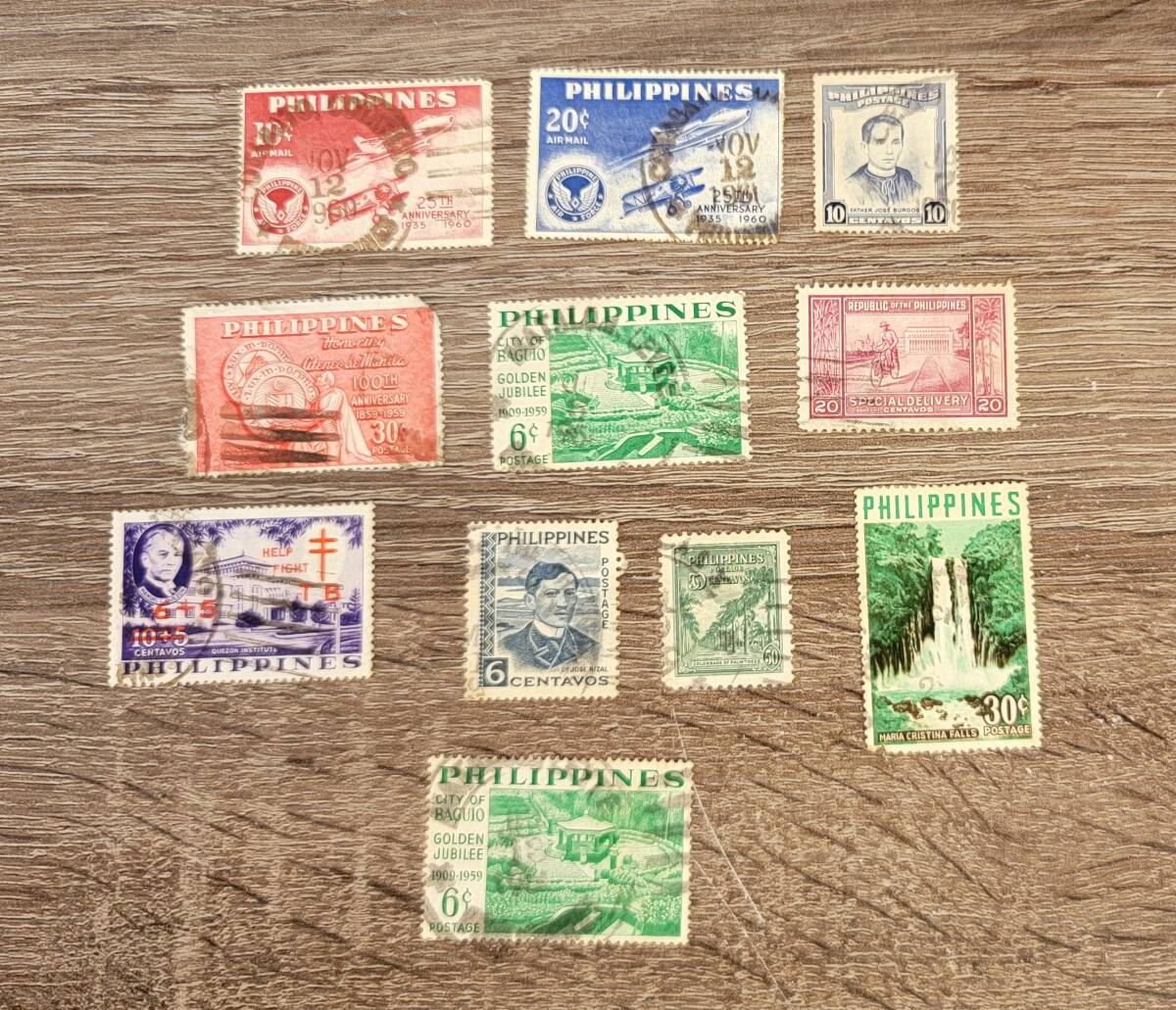 海外切手　外国切手　フィリピン　PHILIPPINES　11枚_画像1