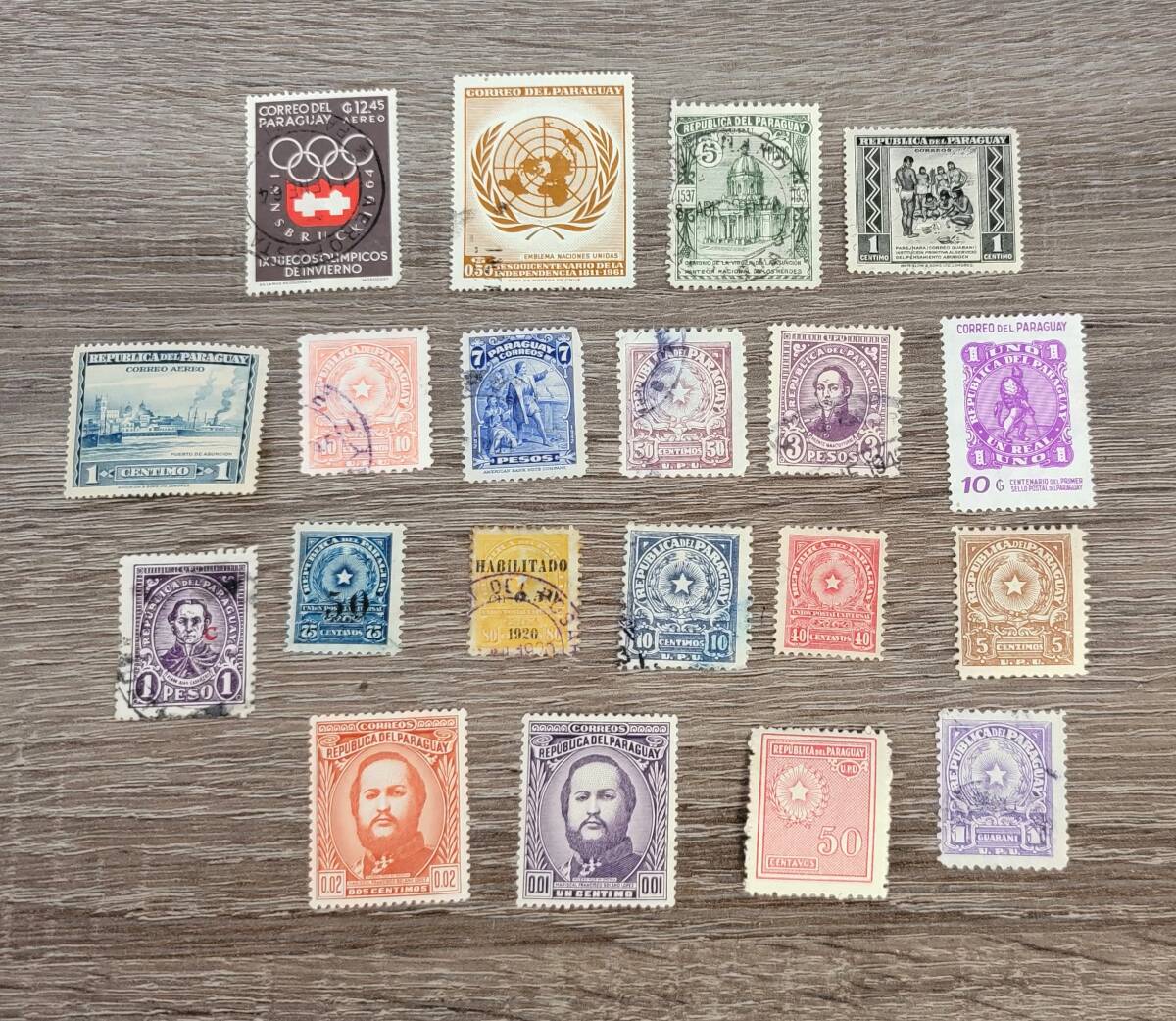 海外切手　外国切手　パラグアイ　PARAGUAY　20枚_画像1