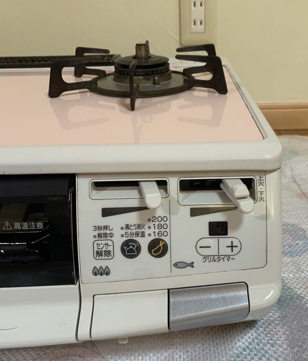  used gas portable cooking stove LP gas Rinnai made is oS660VCTS-R