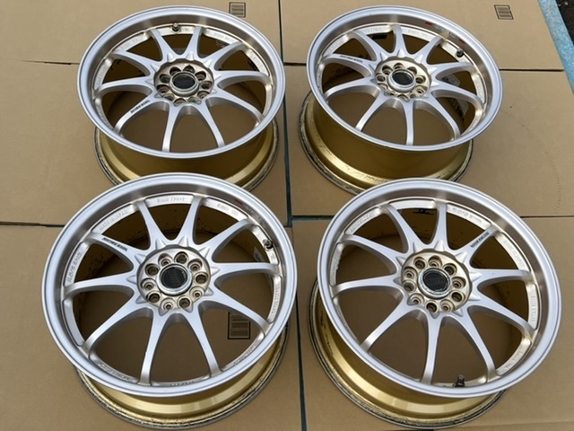 中古ホイール４本セット RAYS VR CE-28N VOLKRACING FORGED MONOBLOCK 17×7.5JJ+50 PCD100 の画像3