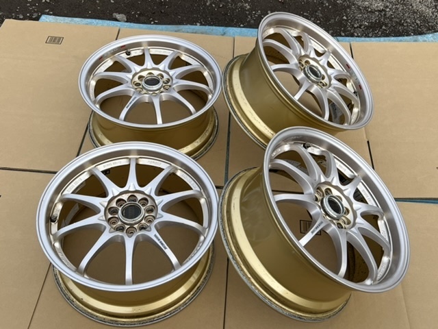 中古ホイール４本セット RAYS VR CE-28N VOLKRACING FORGED MONOBLOCK 17×7.5JJ+50 PCD100 の画像6