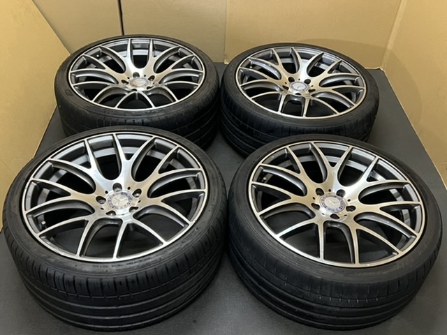 ホイール付タイヤ４本セット メルセデスベンツ BBS タイプ Cクラス Sクラス 9.5J+50 8.5J+35 PCD112 タイヤ状態非常に良い Mercedes-Benz の画像10