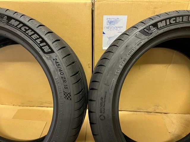 中古タイヤ2本セット　MICHELIN PILOT SPORT 245/40/18 2021年製(良好な状態のタイヤ_画像6