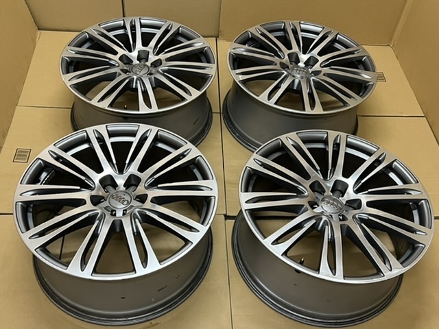 中古ホイール４本セット　本物 AUDI A7 A8 Q5 Q7 9J×20H2ET37 PCD112 中古ホイール４本セット　AUDI A7 A8 Q5 Q7 9J×20H2ET37 PCD112_画像1