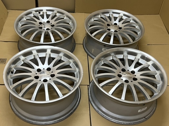 中古ホイール４本セット メルセデスベンツCクラス、Eクラス、アウディA4 A5 A6など。 19×9.0J+35 19×8.0J+35 PCD112 ハブ-66.6 BENZ の画像2