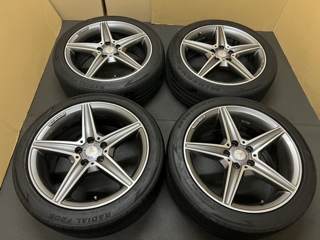 メルセデスベンツ S205 W205 Cクラス AMG 18インチ W204 W212 W206 W215 W177 PCD112 8.5J+49 7.5+44 タイヤホイール4本セット MERCEDES_画像8