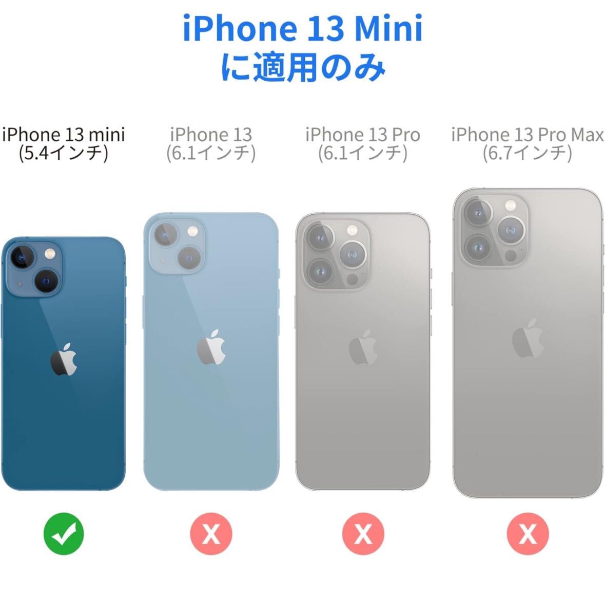 SPORTLINK iPhone 13 mini 用 防水ケース iPhone 13 mini用 耐衝撃 ケース IP68防水等級 防雪 防塵 耐衝撃 360°全面保護 QI充電 の画像3