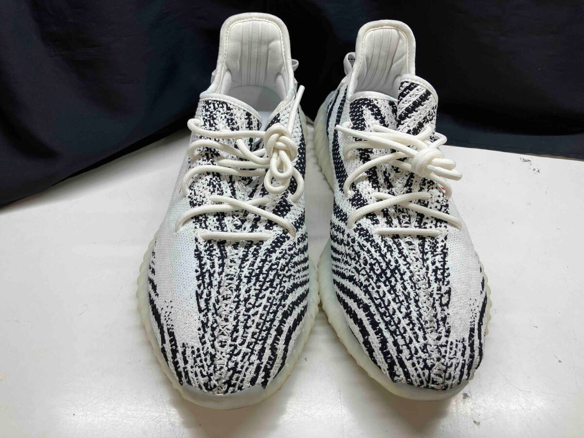 adidas アディダス YEEZY BOOST 350 V2 イージーブースト 350 V2 CP9654 スニーカー ホワイト xブラック(ゼブラ) 30.0cm_画像1