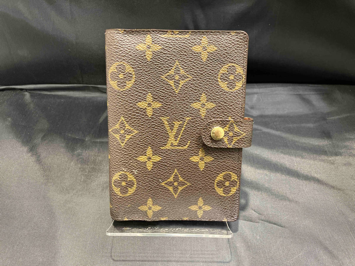 【即決】LOUIS VUITTON モノグラム アジェンダPM R20005 手帳 ケース ブラウン系 ゴールド金具 ルイヴィトンの画像1