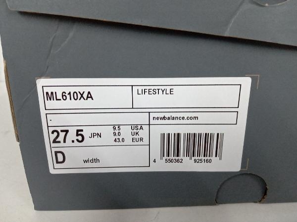 New Balance ニューバランス ML610XA スニーカー グレー 27.5cm 店舗受取可の画像8