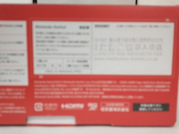 【1円出品】[過剰在庫処分] Nintendo Switch(有機ELモデル) マリオレッド(HEGSRAAAA)_画像2