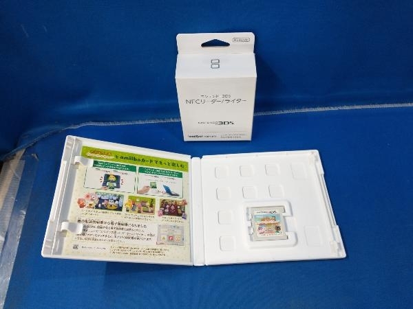 【amiiboカード欠品】ニンテンドー3DS どうぶつの森 ハッピーホームデザイナー ニンテンドー3DS NFCリーダー/ライターセット_画像2