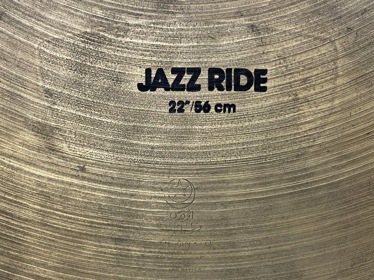 64100 ジルジャン ジャズライド K Zildjian Jazz Ride 22インチ 22”/56㎝ 1枚 中古 の画像3