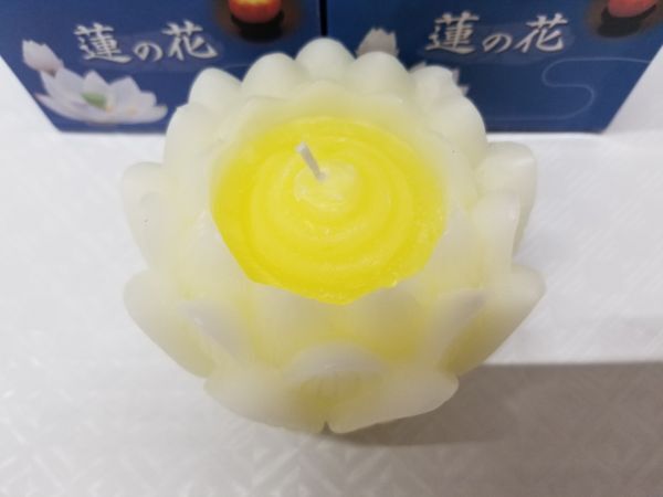 * new goods * lotus. flower large white 4 box set * maru es candle b long ma low sok incense stick family Buddhist altar Buddhist altar fittings temple . memorial service law necessary * manufacturer suggested retail price Y2,860