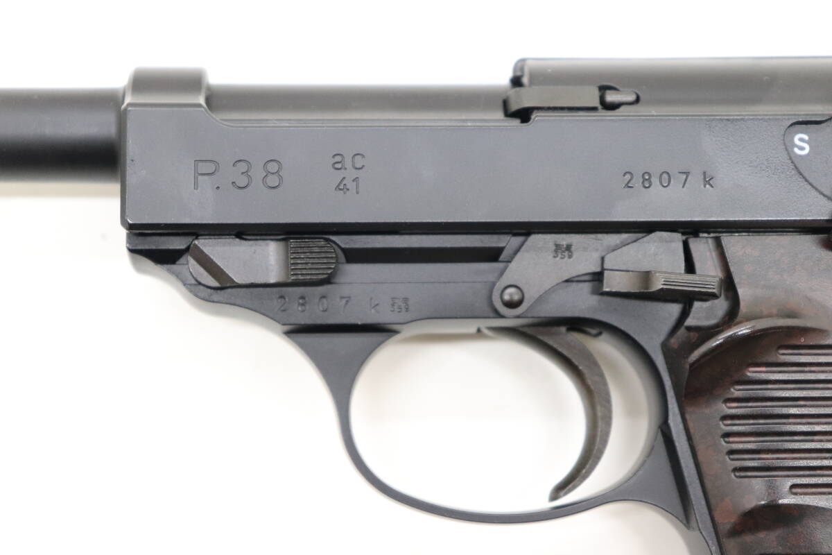 36MA☆マルゼン ワルサー P38 GBB ac41 ブラック ガスガン 中古_画像6