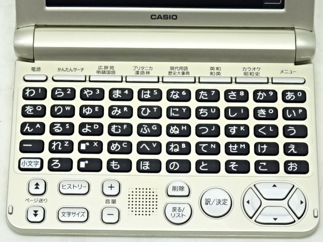 52EY*CASIO XD-SK6830 Ex-word computerized dictionary Casio operation normal used beautiful goods 
