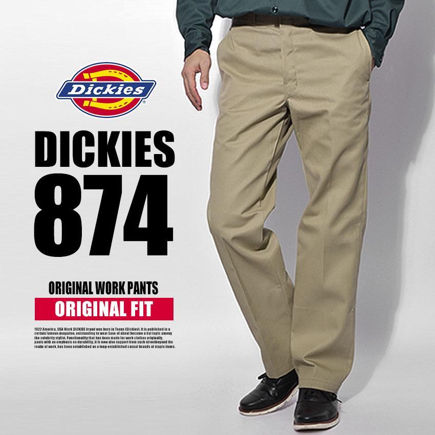 送料無料 新品 ディッキーズ ワークパンツ チノパン パンツ DICKIES 874 カーキ ウエスト34 レングス30_画像1