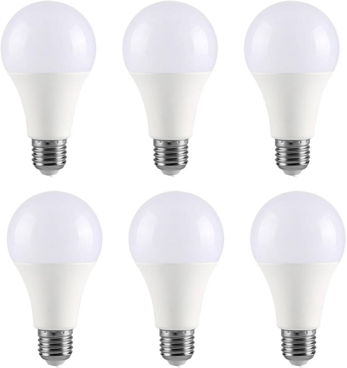 LED電球 E26口金 100W形相当 電球色 12.3W 1580ルーメン 2700K 高輝度 広配光タイプ 高演色 省エネ 密閉形器具対応 PSE認証済み 6個パックの画像9