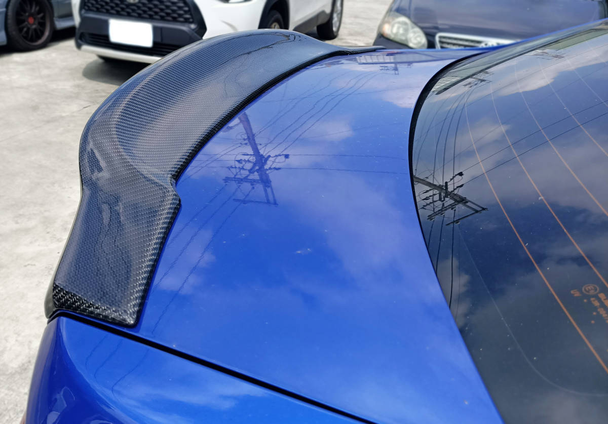 カーボントランクスポイラー 2015-2021 スバル WRX STI S4 VA系 セダン ウイング リアスポイラー R TYPE リアルカーボン製_画像2