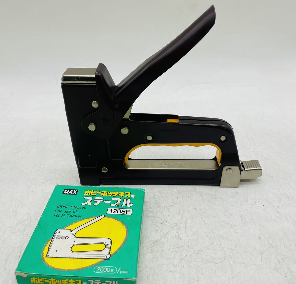 [ б/у ] Max MAX gun takaTG-A уголь желтый инструмент DIY текущее состояние товар DM0430M