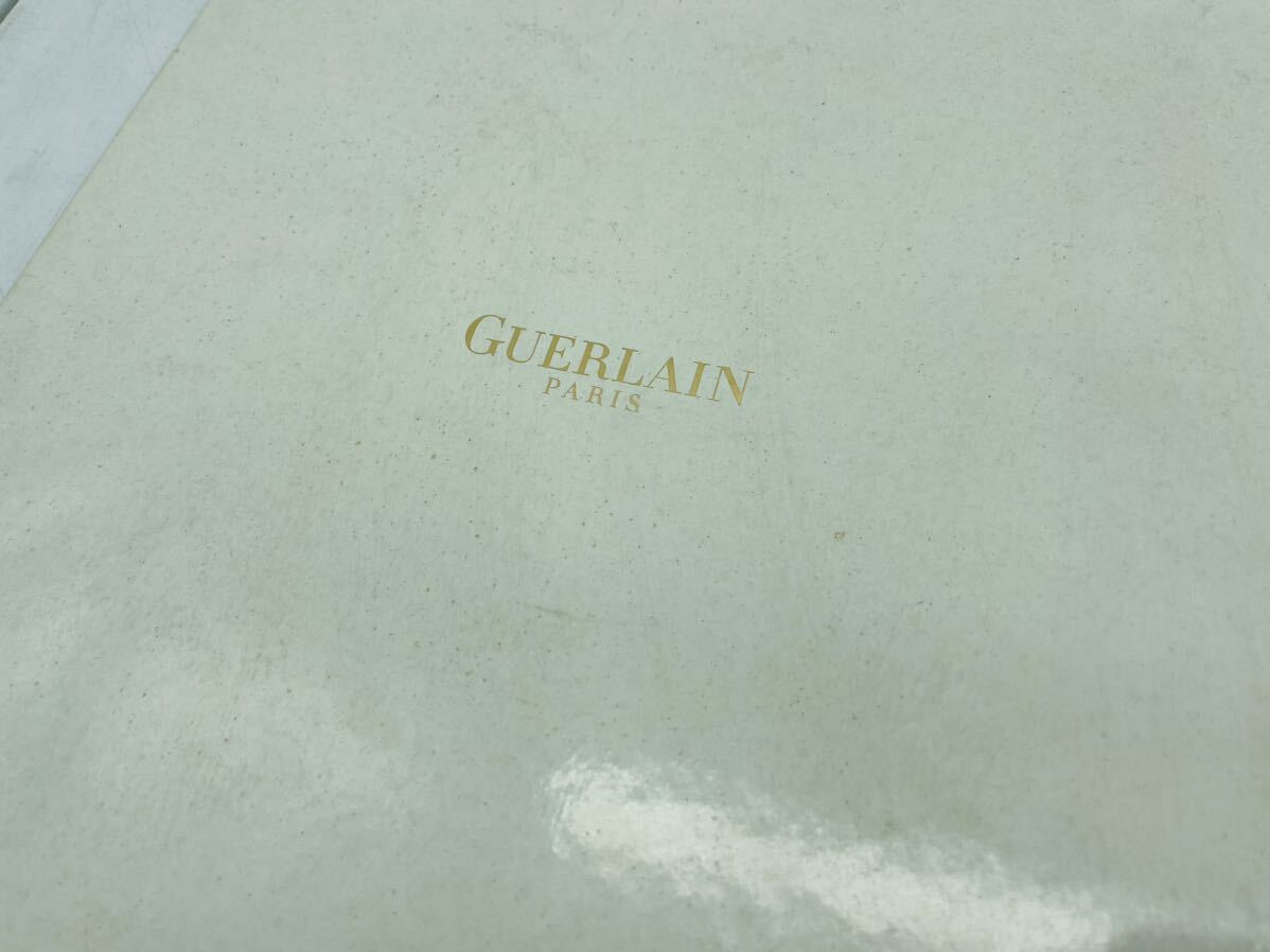 【未使用】2枚組 Guerlain ゲラン シャリマー Shalimar 綿 素材 スカーフ 香水瓶 ブルー ブラウン 青 茶色 現状品 DM0417Mの画像3