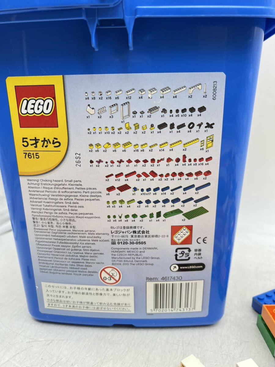 【1円スタート】LEGO 青いバケツ 7615 基本セット 約1.1kgまとめて パーツ 部品 レゴブロック DM0404Nの画像6