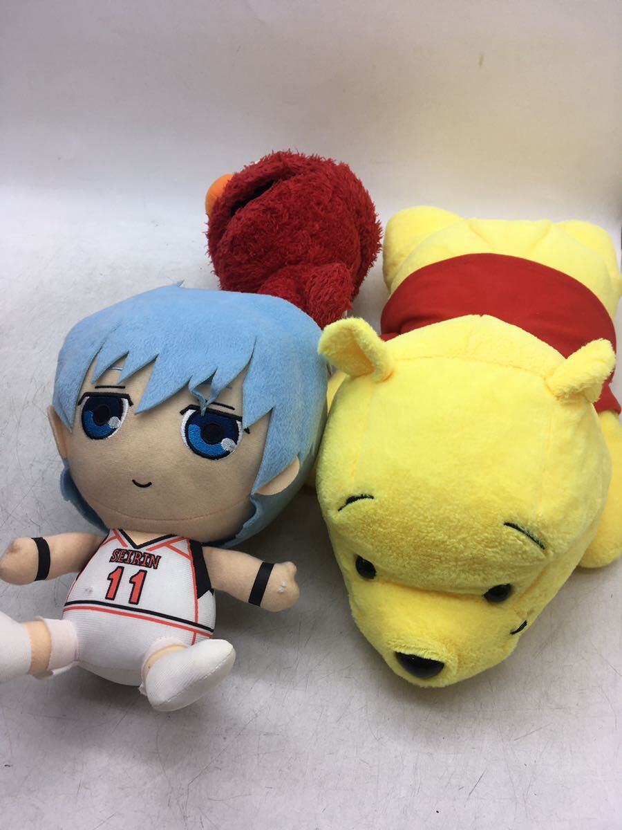 【1円スタート】キャラクター ぬいぐるみ まとめて 黒子のバスケ poohさん エルモ 玩具 コレクション 趣味 中古 DM0416L_画像1